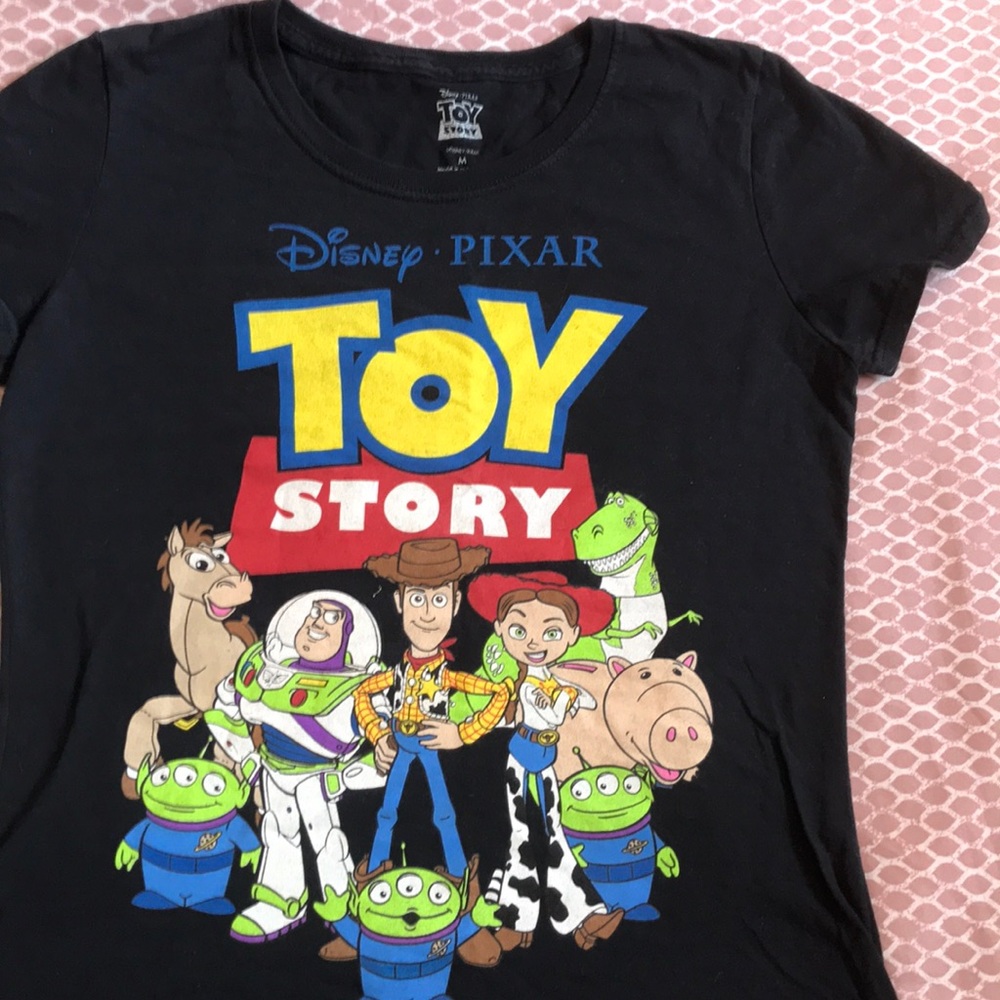 Disney Toy Story T-shirt in good used condition size junior medium.